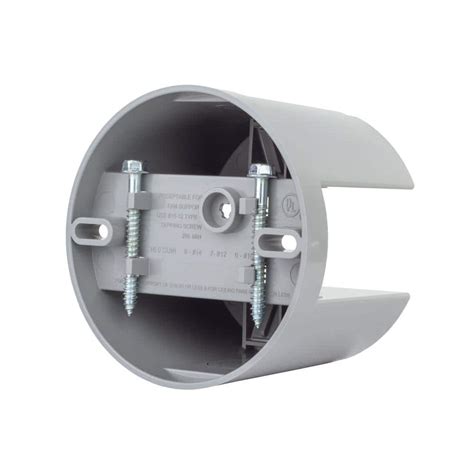 saddle-style junction box to mount to joists|Non.